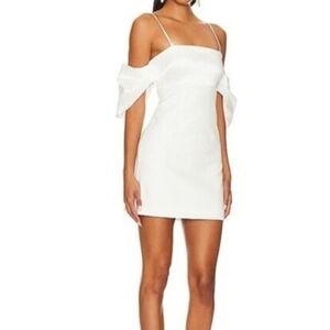 Likely Capri Cold Shoulder Minidress - White‎